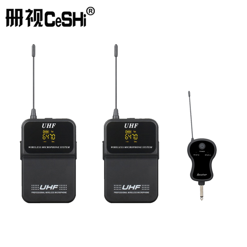 册视监控器材配件万能无线麦克风一拖二J-302套高清大图