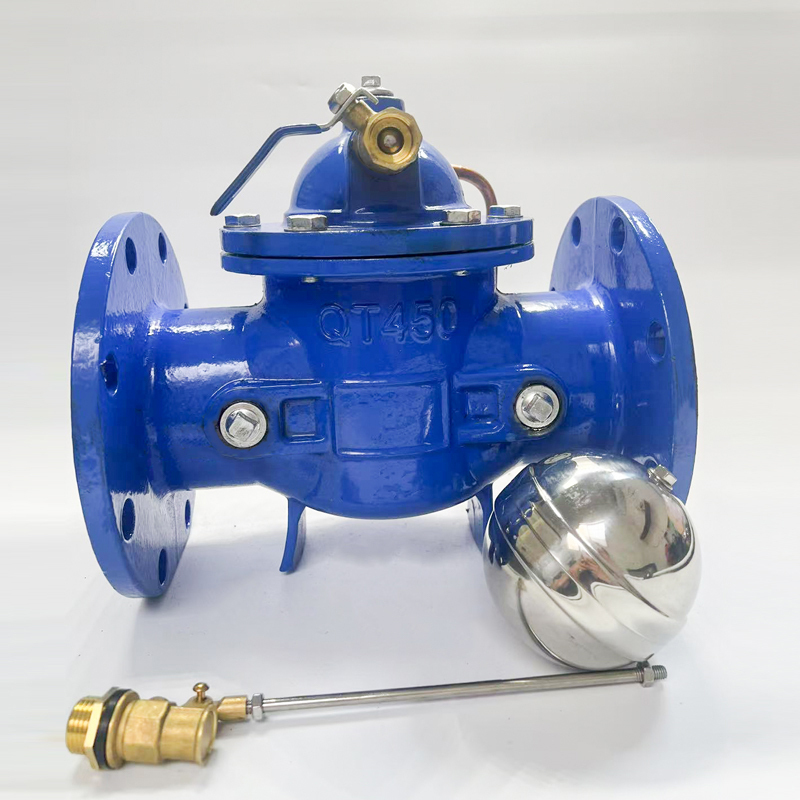 平环 法兰遥控浮球阀 100X-16Q 球墨铸铁 DN80(大体250mm长)