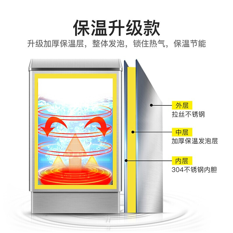 德玛仕开水器 60L双水龙保温