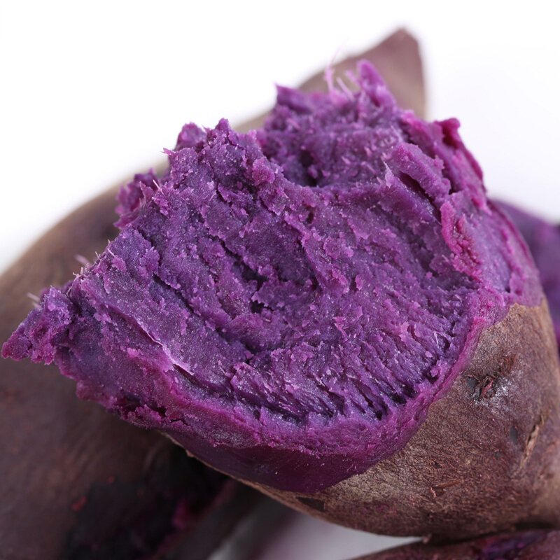 沙地紫薯 新鲜紫薯 新鲜蔬菜 农家自种 5斤装 香甜可口 单果约3-8两