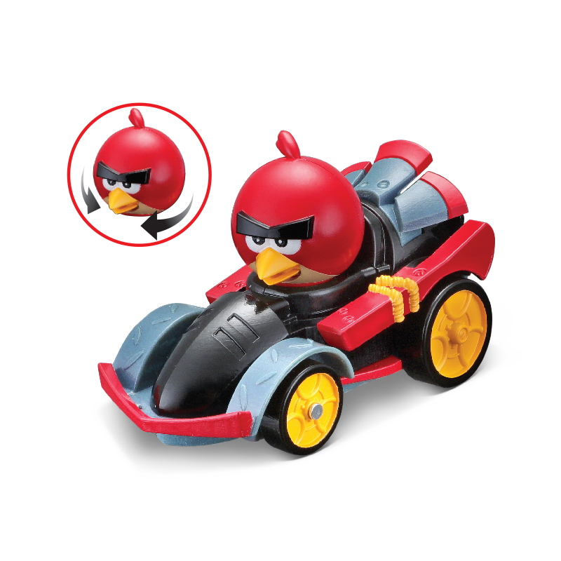 美驰图正版愤怒的小鸟儿童玩具车音乐感应趣味小汽车大电影同款礼物