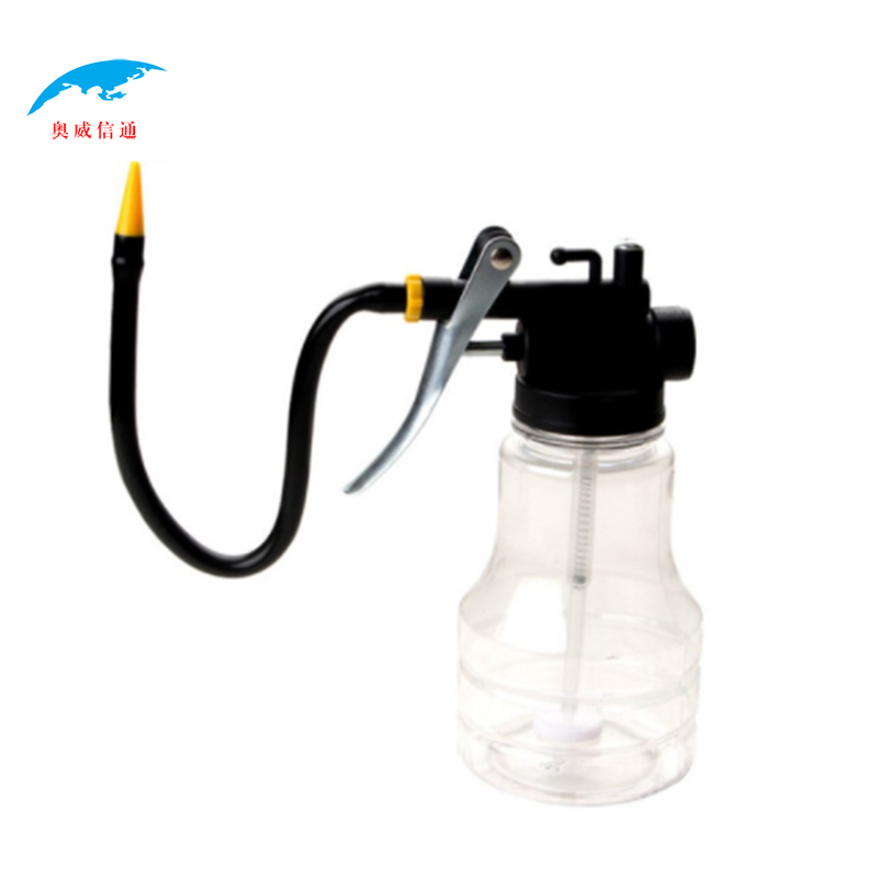 奥威信通 高压机油壶家用机油枪手动加注器透明机油壶 个高清大图