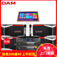 dam 860 高配套装KTV卡包音箱专业KTV酒吧家庭卡拉OK音箱 会议舞蹈室 晚会主持 户外唱歌比赛表演