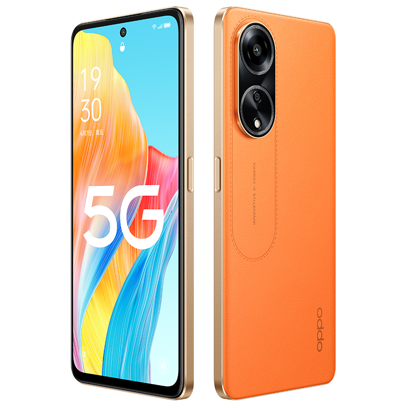 oppoa15g赤霞橙12gb256gb67w超级闪充5000mah大电池120hz高亮广色域屏