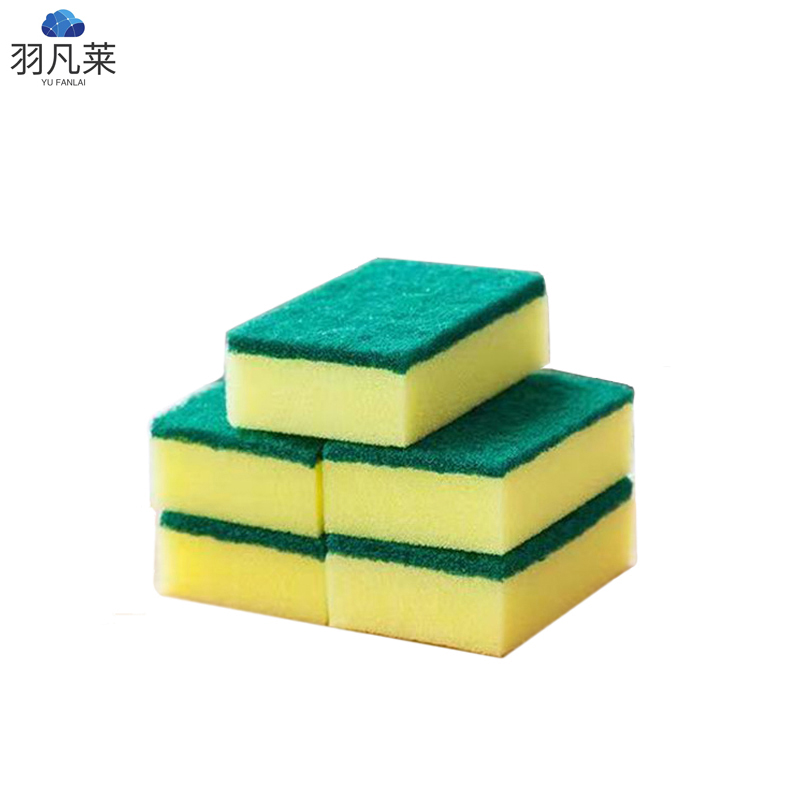 海绵百洁布洗碗布 绿色 个