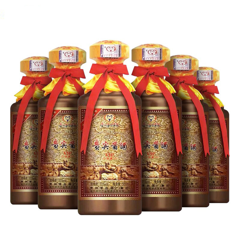贵州茅台 大黔门 贵宾酱酒 VIP私藏 酱香型白酒 53度 500ml*6 整箱装