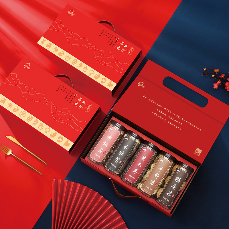 菌益 山珍干货礼盒云南特产年货菌菇大礼包春节送礼走亲戚送长辈送客户高清大图