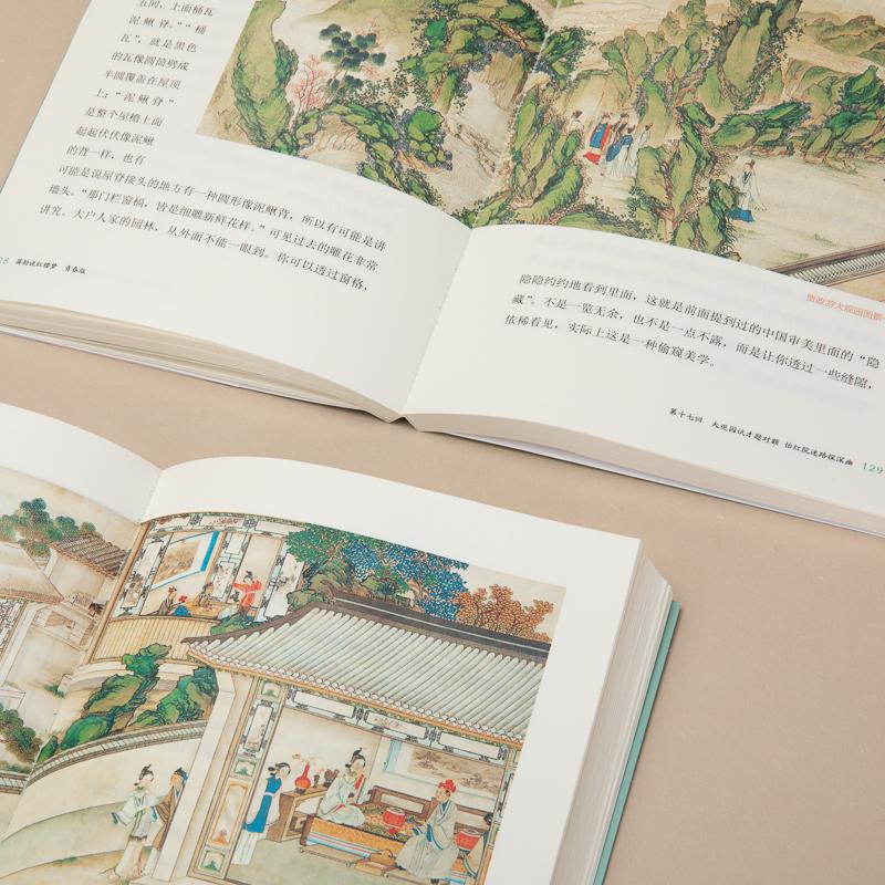 [醉染正版]蒋勋说红楼梦 青春版 彩色插图版(全2册) 蒋勋 中国古典小说、诗词 文学 长江文艺出版社高清大图