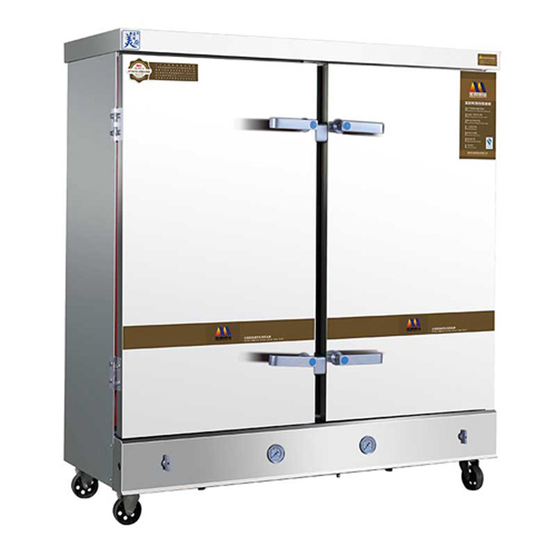 美厨mckz-h28商 用双门电 蒸 饭 柜28盘蒸 包 柜蒸 饭 车