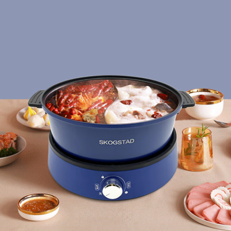 思嘉思达 双味鸳鸯电火锅SKD-G0058Y+轻烟照烧炉SKD-Z0093高清大图