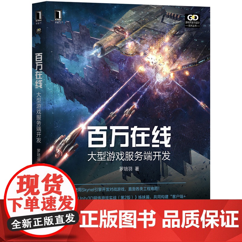 套装 正版 大型游戏开发技术体系 共2册 Unity3D网络游戏实战 第2版 百万在线 大型游戏服务端开发高清大图