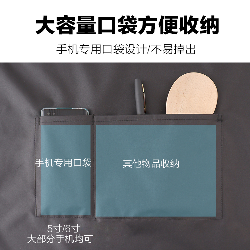 [补贴10%]新款围裙防水防油家用厨房做饭男女时尚围腰成人工作服耐脏污定制高清大图