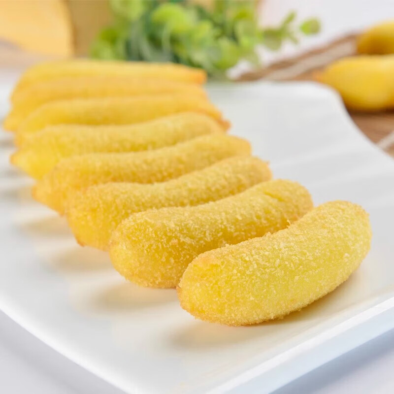 千味央厨脆皮香蕉解馋外酥咔嚓脆内糯蕉香不腻口300g*5袋高清大图