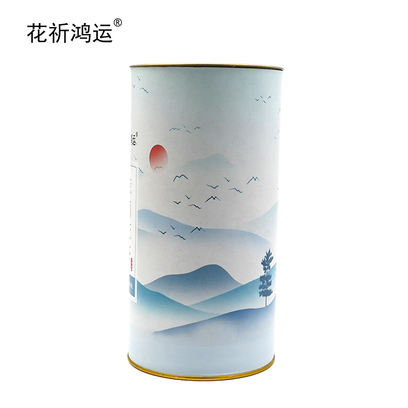 花祈鸿运茉莉花茶银螺250g桶高清大图