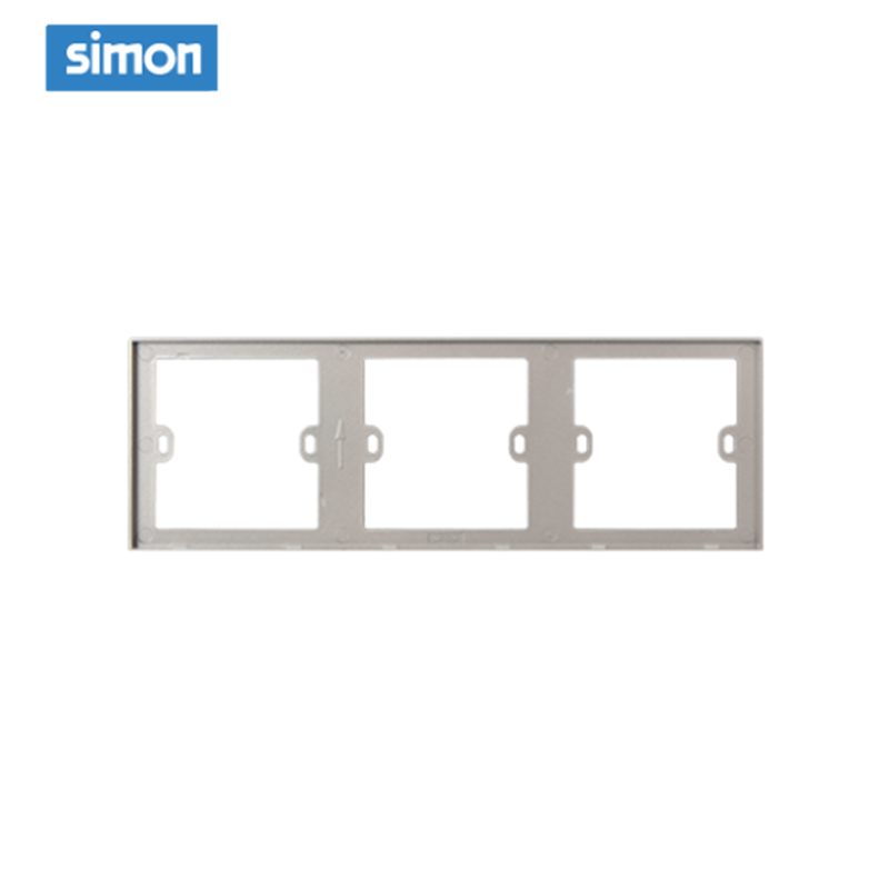 西蒙(simon) E3 插座开关插板86型开关插座面板 三位连体边框高清大图