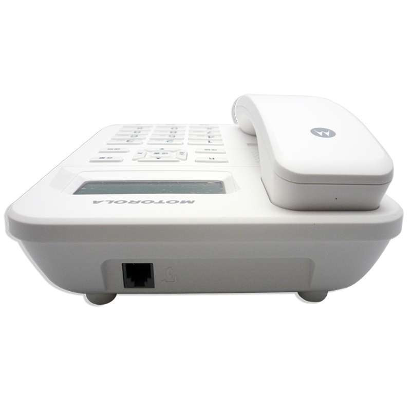 摩托罗拉(MOTOROLA) CT202C普通家用/办公话机来电显示电话机商务有绳座机(白色)高清大图