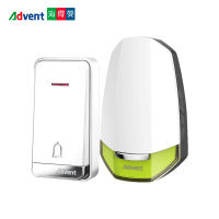海得曼(advent)FE-671PG 门铃不用电池自发电无线门铃家用老人呼叫器浸泡防水夜灯款 一拖一门铃