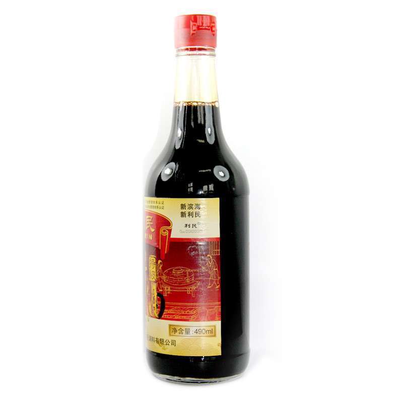 利民特级酱油490ml