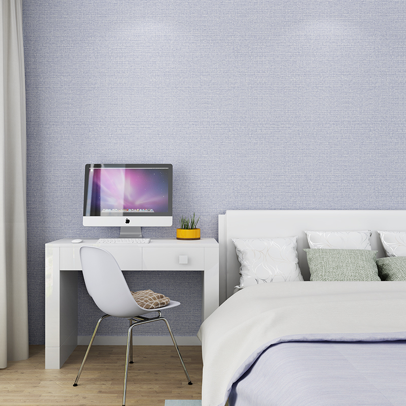 bonjean素色壁纸现代简约客厅墙纸北欧风格ins森系色d无纺布背景墙纸