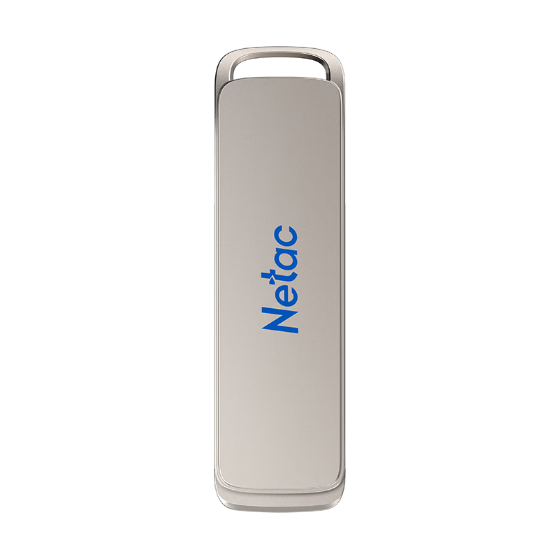 朗科(Netac) U盘 UA33 32GB USB3.2 行业高速旋转150M/S 银色高清大图