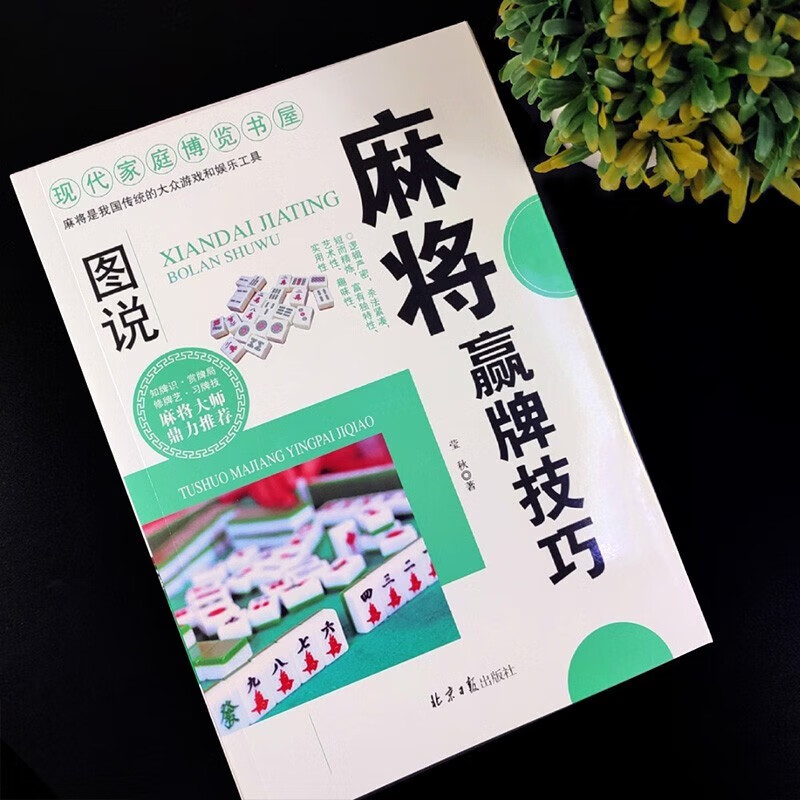 图说麻将赢牌技巧 [正版]麻将赢牌技巧实用麻将技法绝招胡牌大全集麻将实战入门技巧指导休闲娱乐学打麻将的书技巧书籍决胜行张高清大图