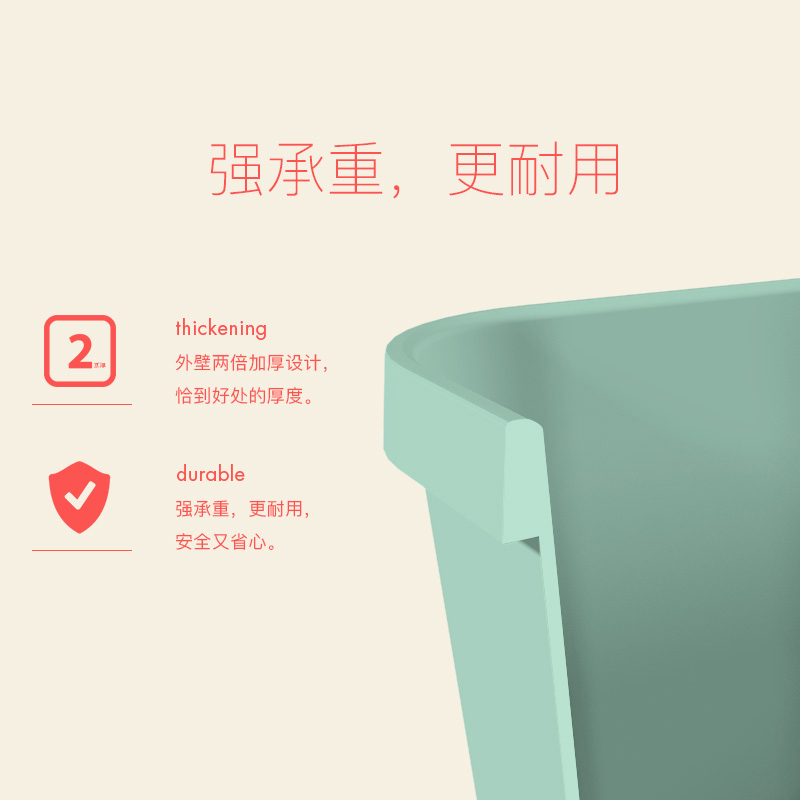 babycare奶瓶收纳箱 婴儿餐具收纳盒 宝宝奶瓶沥水架 带盖防尘箱 雾绿 4500
