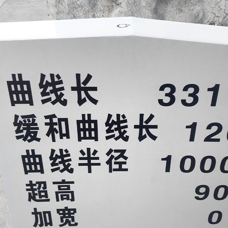 启具曲线标套筒标志牌 可定制 块高清大图
