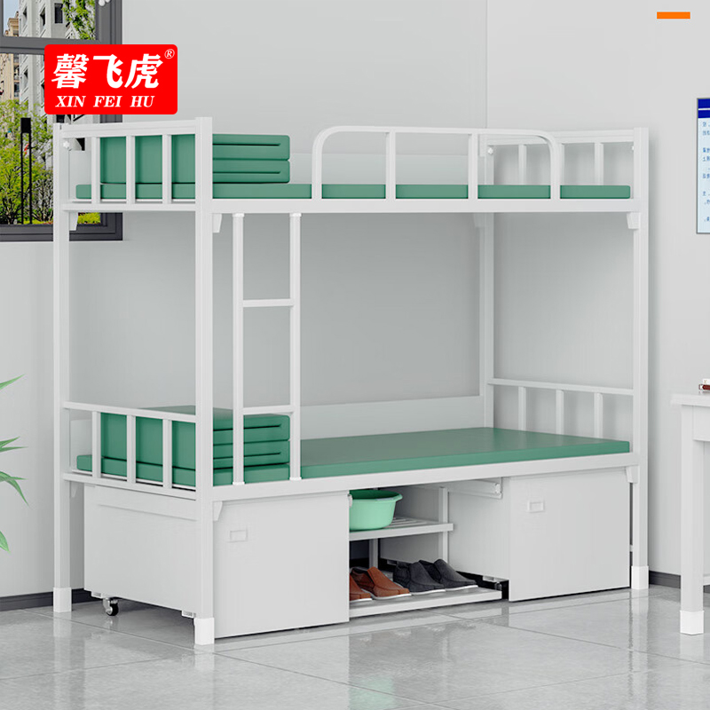 馨飞虎双层床铁架床上下铺制式/张高清大图