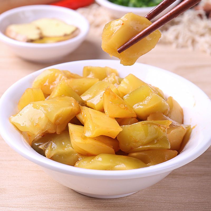 正宗涪陵榨菜芯口口脆去皮真芯原味清淡清爽开胃下饭菜小包装40袋[HB]高清大图