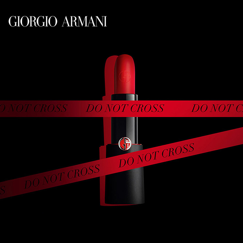 阿玛尼armani红黑管哑光唇膏口红405浓郁出色丝滑润泽哑而不干经典