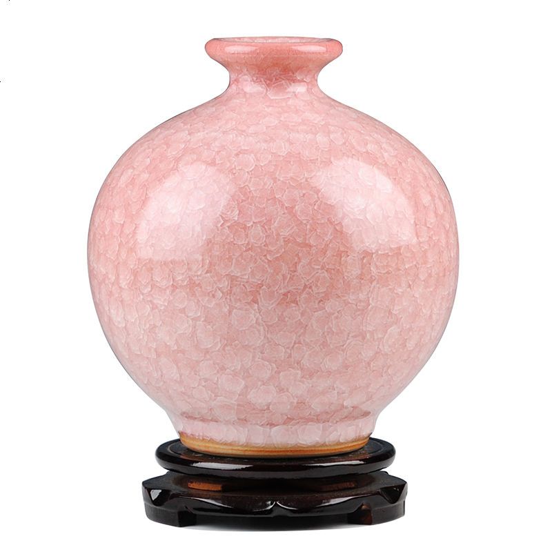 景德镇陶瓷器插花花瓶创意现代新中式家居客厅装饰品电视柜摆件