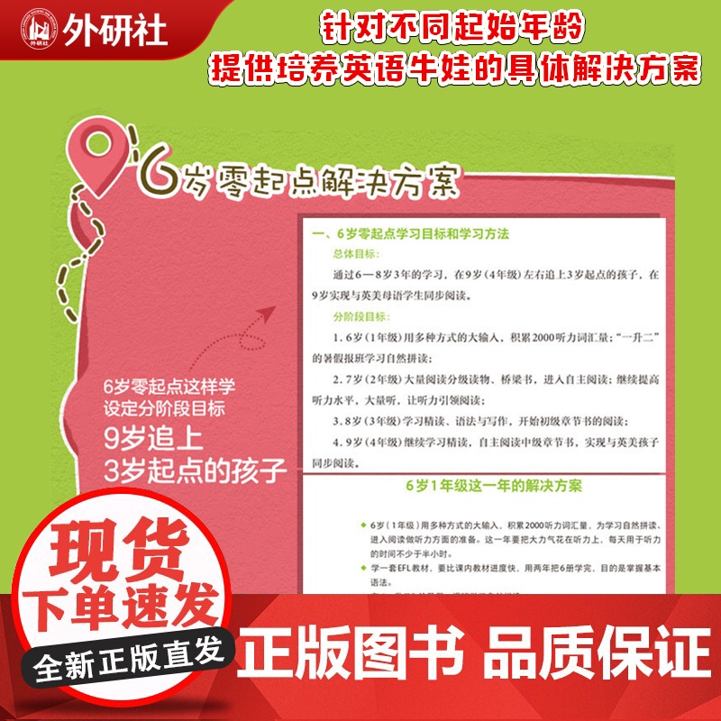 做孩子好的英语学习规划师2:懒人解决方案 针对不同起始年龄 提供培养牛娃的具体解决方案 帮助孩子学习英语 正版书籍高清大图
