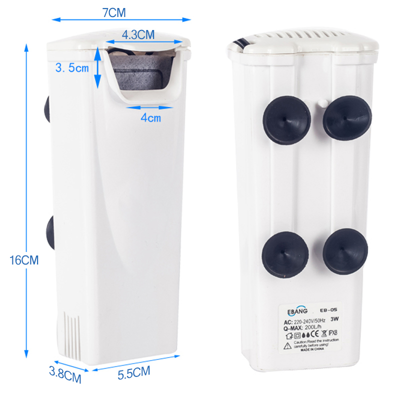 乌龟缸过滤器低水位族箱迷你小型潜水泵瀑布式浅水三合一水泵高清大图
