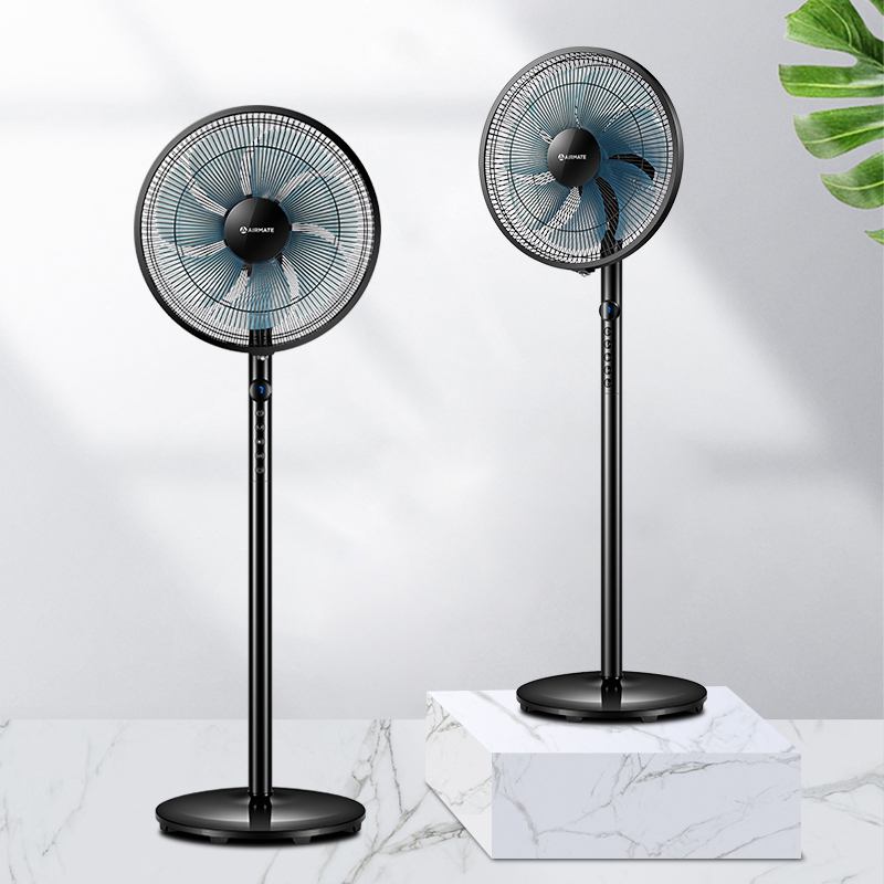 艾美特电风扇家用 落地扇音轻摇头电扇 大风力七叶遥控台式电风扇 黑色报价_参数_图片_视频_怎么样_问答-苏宁易购