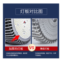 LED防眩球场灯篮球馆吊灯乒乓球场羽毛球场滑冰场专用无重影灯 100W 吊杆款-白光-147 货期1-2天 1盏