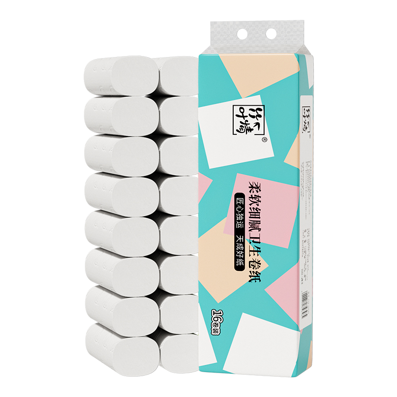 蓝漂ZYQ-56585白色卷纸16卷*1提装-HB