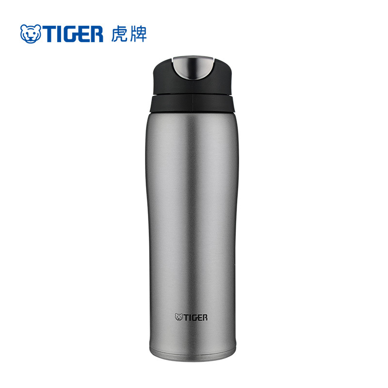 虎牌(tiger)保温杯MCB-H48C 480ML 高光银灰HG 车载保温杯 304不锈钢真空水杯 男女便携车载水杯