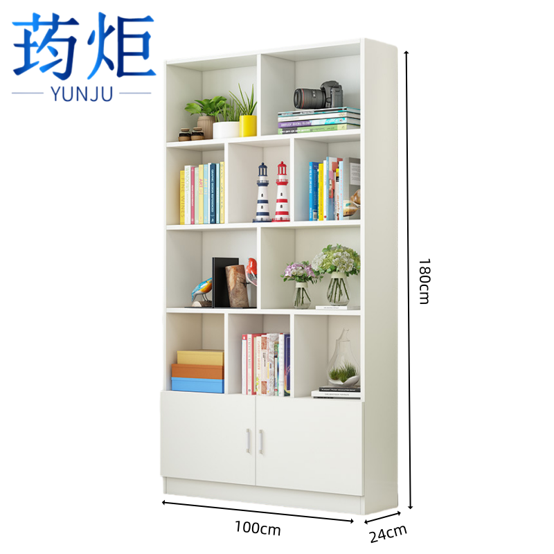 荺炬书架 白色100cm 个