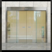 雅亮博格环保耐用简约现代设计自动玻璃门