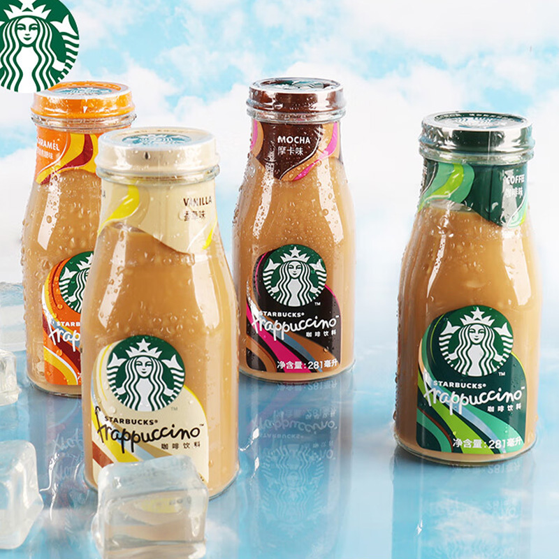 星巴克咖啡丝滑香醇星冰乐即饮瓶装281ml*6瓶(味道随机)高清大图