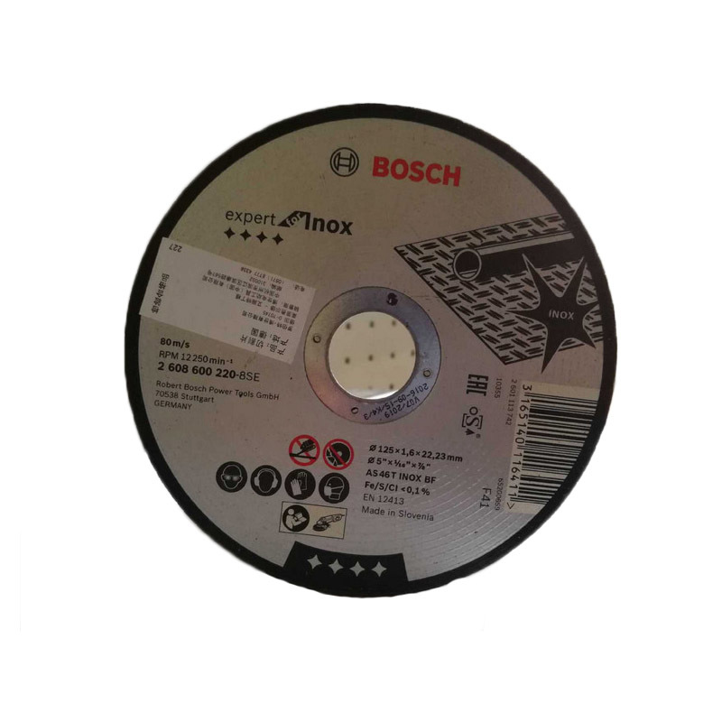 博世(Bosch) 不锈钢切割片180x2x22.23mm 货期5-10天