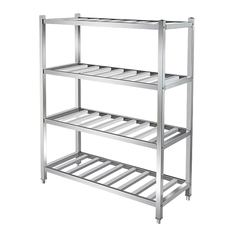 怡卓欧不锈钢置物架四层高清大图