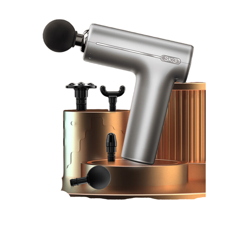 F1系列1代 生日实用礼物送男女友SKG筋膜枪 银色 尊享款