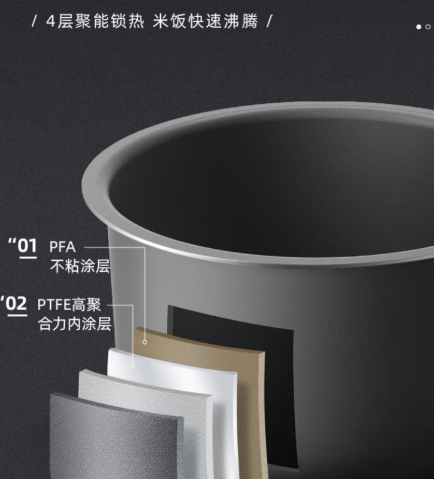 小熊(Bear)电饭煲智能家用多功能迷你全自动 2L DFB-B20N2 米白高清大图