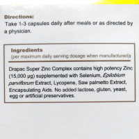 Drapac最派客 矿物质锌软胶囊 60粒/瓶装 新西兰原装进口直邮 成人补锌 提高免疫