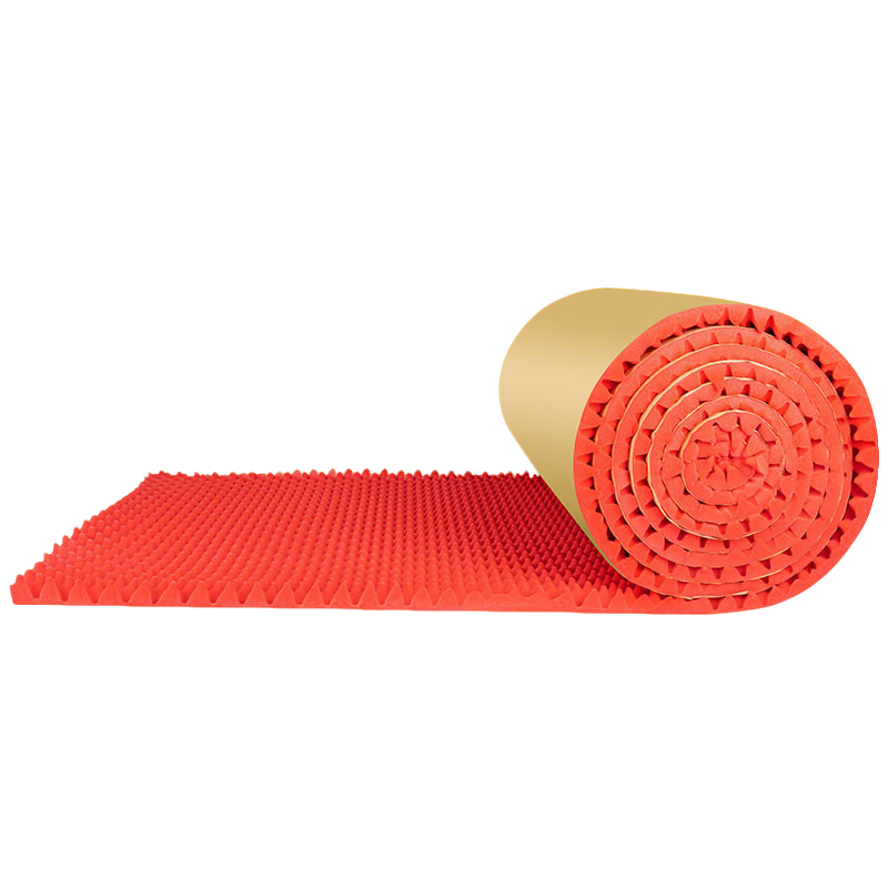 先围 波浪隔音棉板 红色厚20mm 平方米高清大图