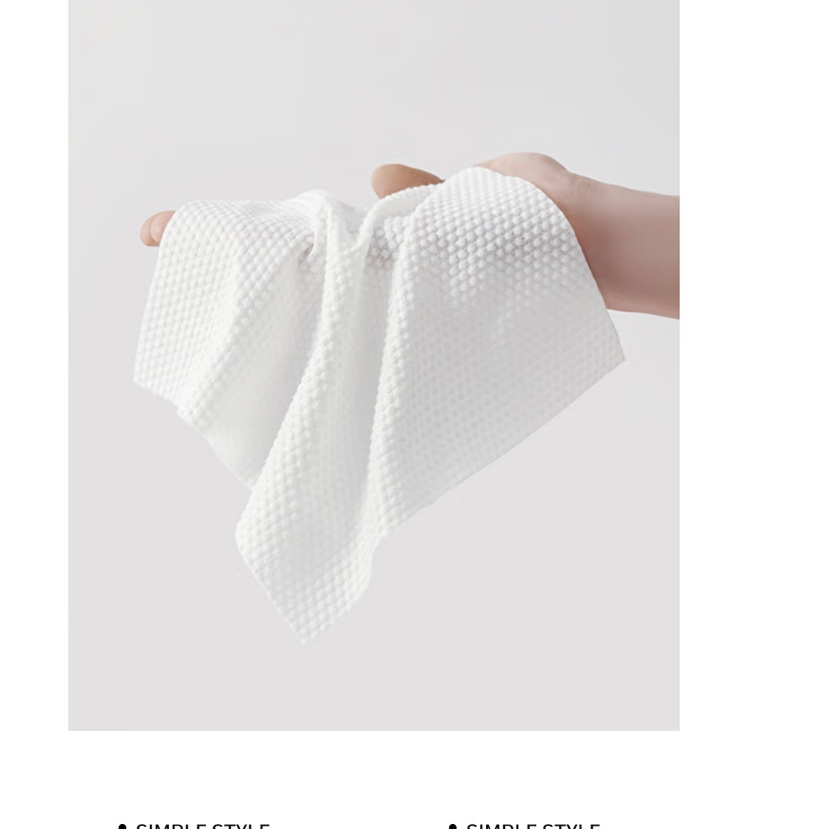 無印良品绵柔洗脸巾(底部抽)MJ-XJ25-160高清大图