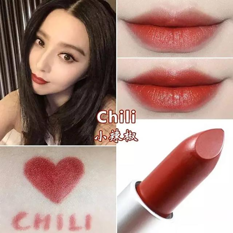 魅可(MAC)新色磨砂口红唇膏602# chili 小辣椒 泫雅色 新老款随机发
