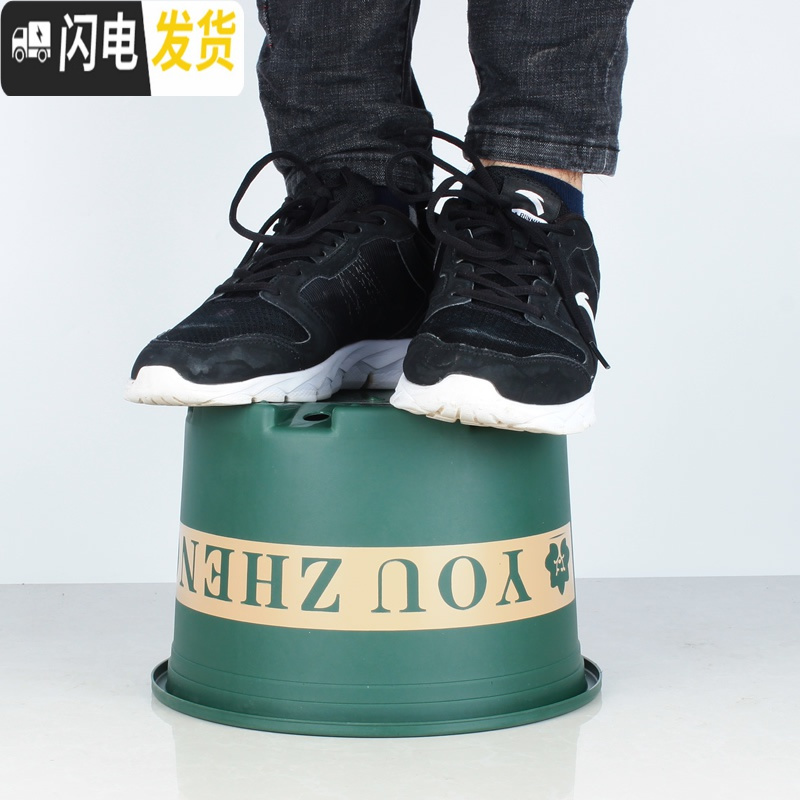 三维工匠塑料矮胖新加仑花盆绿萝月季多肉大口径加厚小加仑盆 高1加仑砖红(口径16CM)[5个装] 含托盘花盆容器