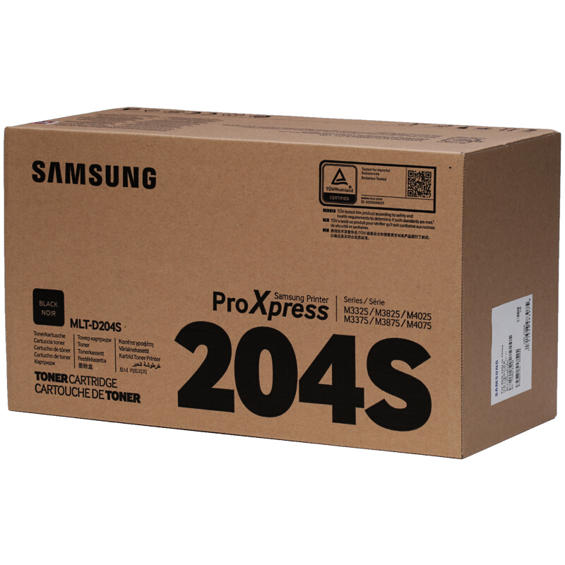 三星（SAMSUNG）MLT-D204S黑色粉盒(SU943A)(适用SL-M3325 M3825 M4025）高清大图